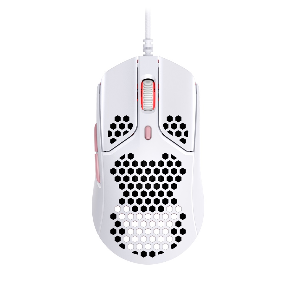 HyperX Pulsefire Haste fehér-rózsaszín gamer egér
