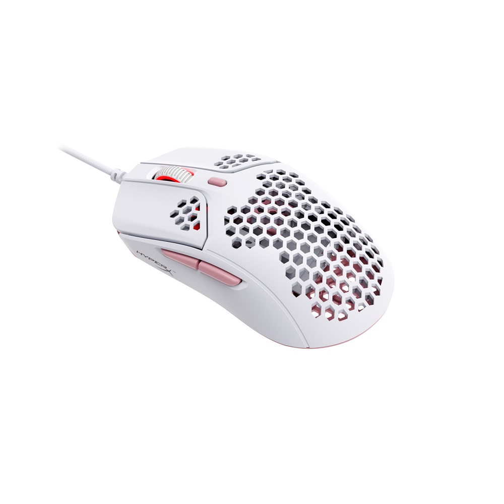 HyperX Pulsefire Haste fehér-rózsaszín gamer egér