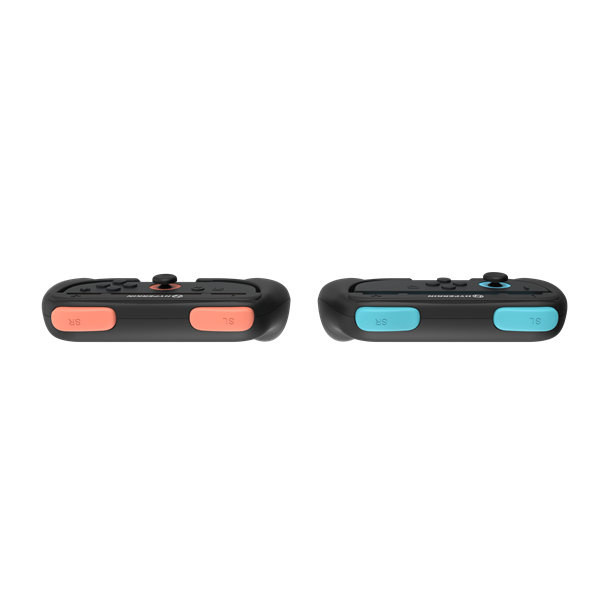 Hyperkin M07717 Nintendo Switch 2 fekete ergonomikus markolat csomag Joy-Con kontrollerhez (2 db)