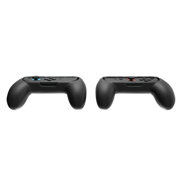 Hyperkin M07717 Nintendo Switch 2 fekete ergonomikus markolat csomag Joy-Con kontrollerhez (2 db)