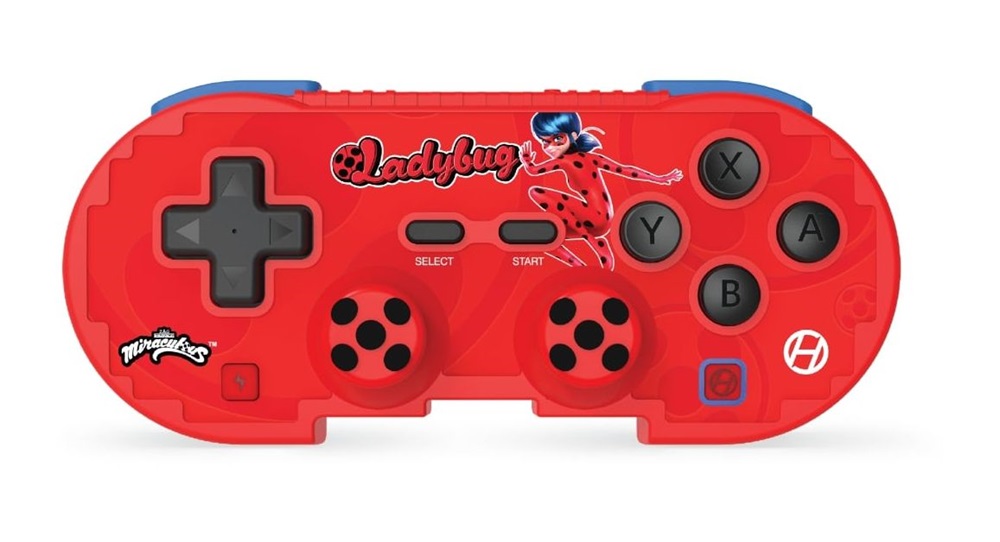 Hyperkin M01328-MTLB Pixel Art Miraculous Nintendo Switch/PC/Mac/Android vezeték nélküli "Katicabogár" kontroller