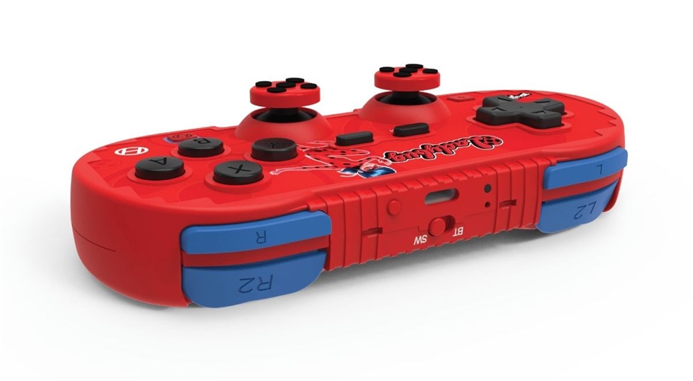 Hyperkin M01328-MTLB Pixel Art Miraculous Nintendo Switch/PC/Mac/Android vezeték nélküli "Katicabogár" kontroller