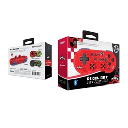 Hyperkin M01328-MTLB Pixel Art Miraculous Nintendo Switch/PC/Mac/Android vezeték nélküli "Katicabogár" kontroller