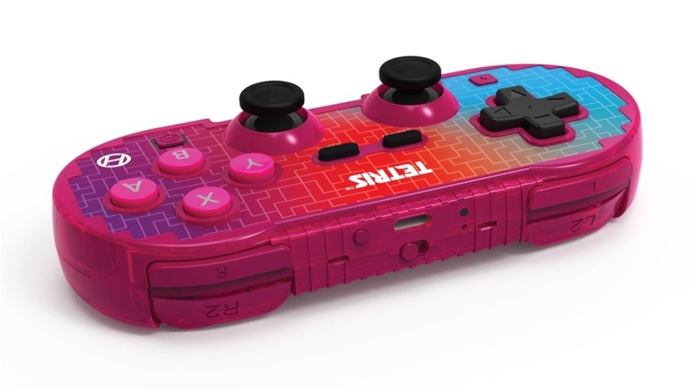 Hyperkin M01328-TEHG Pixel Art Tetris Nintendo Switch/PC/Mac/Android "Hyper Gradient" BT kontroller