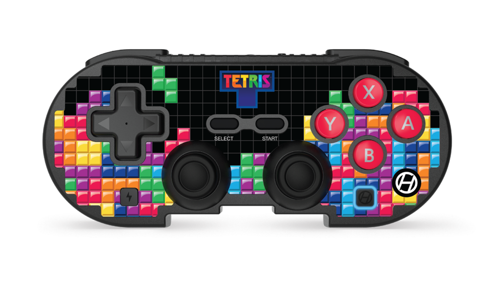 Hyperkin M01328-TETS Pixel Art Tetris Nintendo Switch/PC/Mac/Android vezeték nélküli "Tetrimino Stack" kontroller