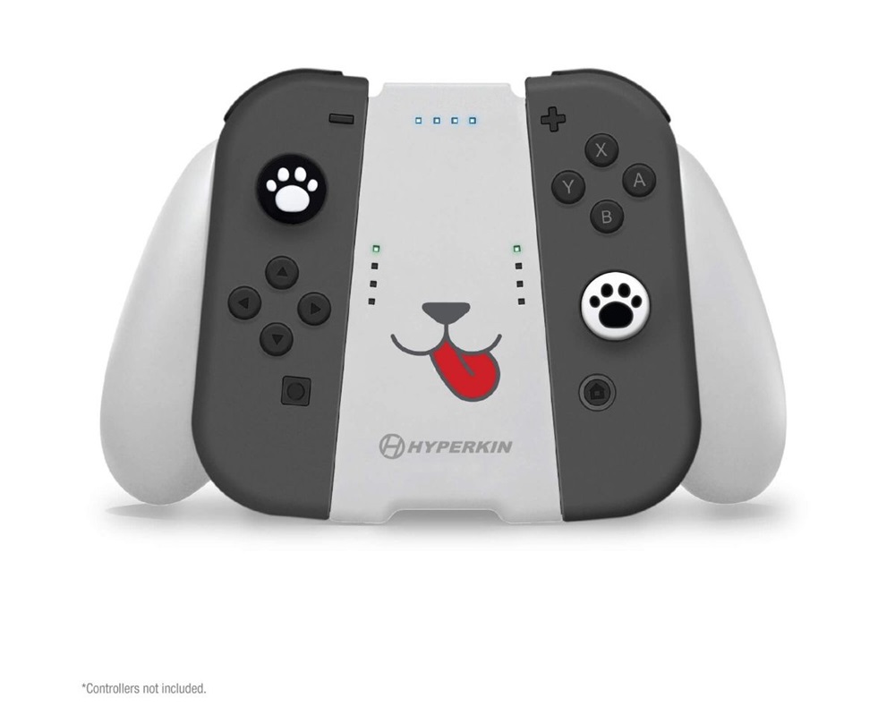 Hyperkin M07281-WH Pupper Nintendo Switch Joy-Con foglalat + hüvelykujj csúszásgátló (4 db)