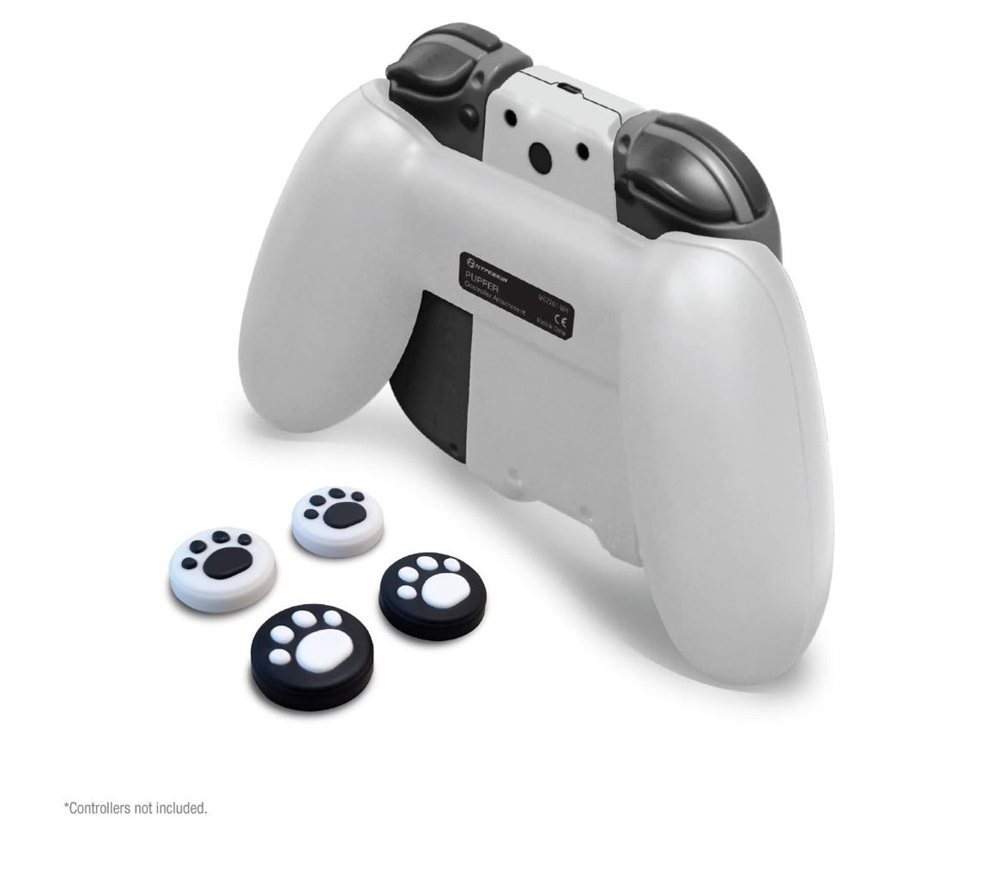 Hyperkin M07281-WH Pupper Nintendo Switch Joy-Con foglalat + hüvelykujj csúszásgátló (4 db)