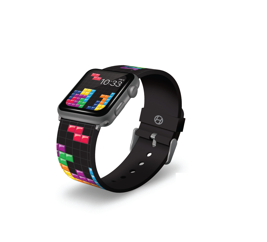 Hyperkin M07494-TS Tetris "Tetrimino Stack" 38/40/42/44mm Quick Release óraszíj