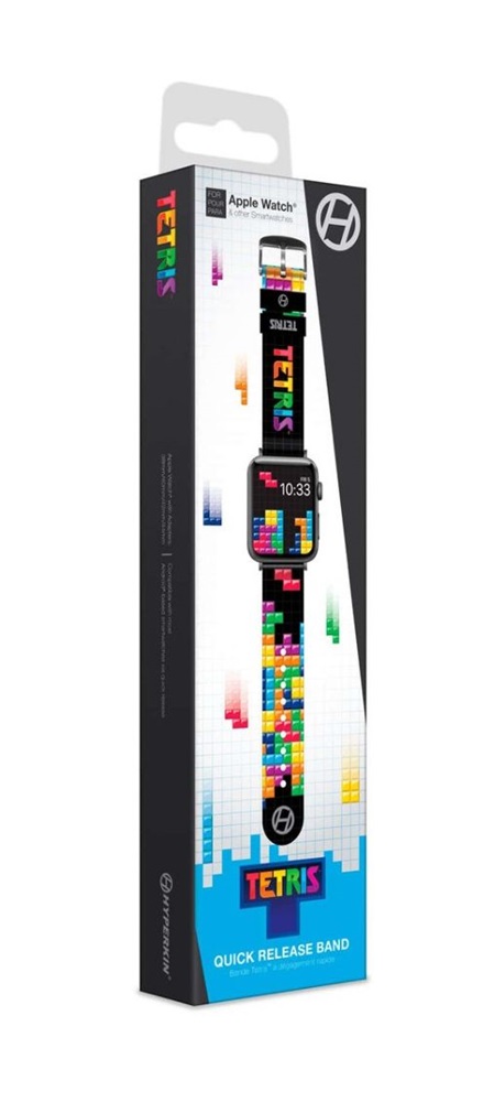 Hyperkin M07494-TS Tetris "Tetrimino Stack" 38/40/42/44mm Quick Release óraszíj