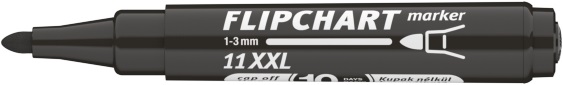 ICO Flipchart 11 XXL fekete marker
