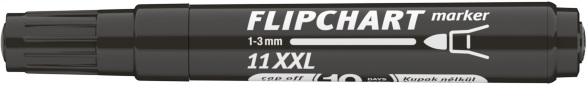 ICO Flipchart 11 XXL fekete marker