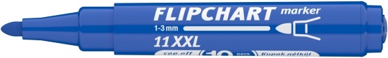 ICO Flipchart 11 XXL kék marker