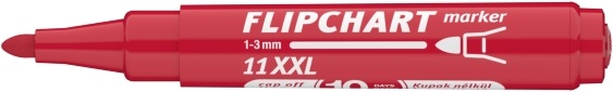 ICO Flipchart 11 XXL piros marker
