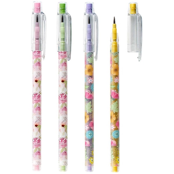 ICO Bensia virág mintás Pcvd93 DP50 tolóbetétes radíros ceruza