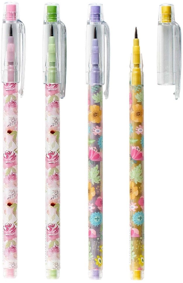 ICO Bensia virág mintás Pcvd93 DP50 tolóbetétes radíros ceruza