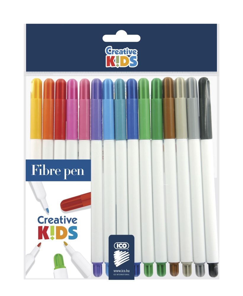 ICO Creative Kids Rainbow 15db-os vegyes színű rostirón készlet