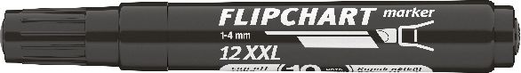 ICO Flipchart 12 XXL fekete marker
