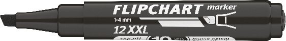 ICO Flipchart 12 XXL fekete marker