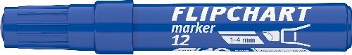 ICO Flipchart 12 kék marker