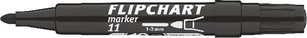 ICO Fliphcart 11 fekete marker