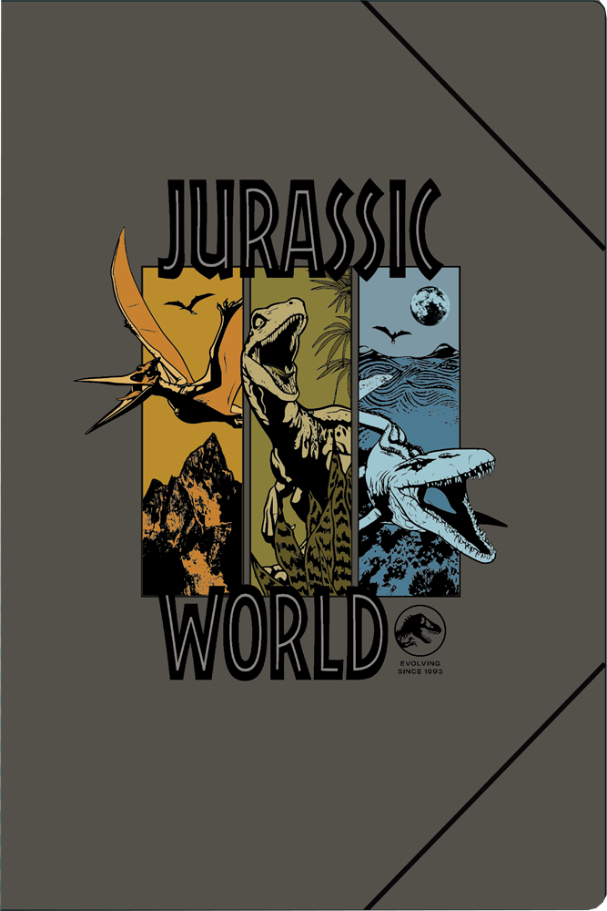 ICO Jurassic World A4 gumis mappa