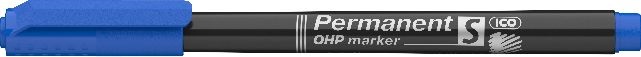 ICO OHP S 0,3mm kék permanent marker