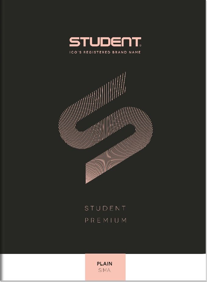 ICO Student Art A4 70lapos kockás spirálfüzet