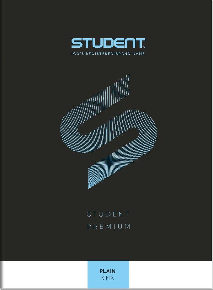 ICO Student Art A4 70lapos kockás spirálfüzet