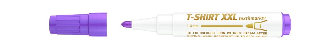 ICO D10 XXL lila textilmarker rostirón