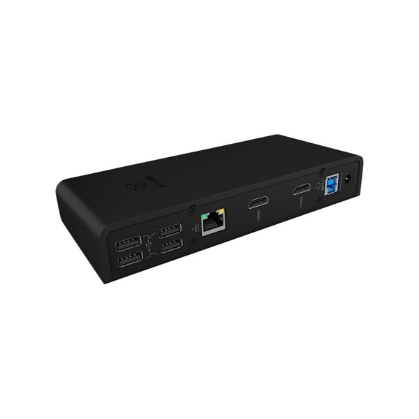 ICY BOX DockingStation 11-in-1 USB3.0 dokkoló fekete