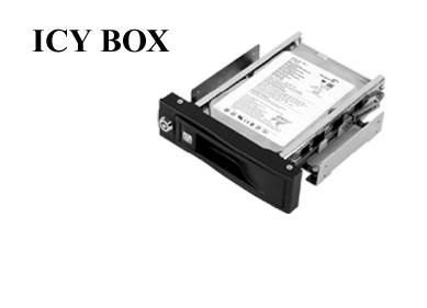 ICY BOX 3,5" SATA II Mobil rack, aluminium, fekete