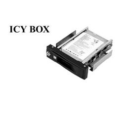 ICY BOX 3,5" SATA II Mobil rack, aluminium, fekete