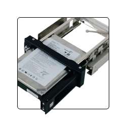 ICY BOX 3,5" SATA II Mobil rack, aluminium, fekete
