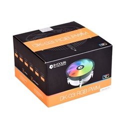 ID-Cooling CPU Cooler - DK-03i RGB PWM (14,2-25,6dB; max. 104,48 m3/h; 4pin csatlakozó, 12cm, RGB LED)
