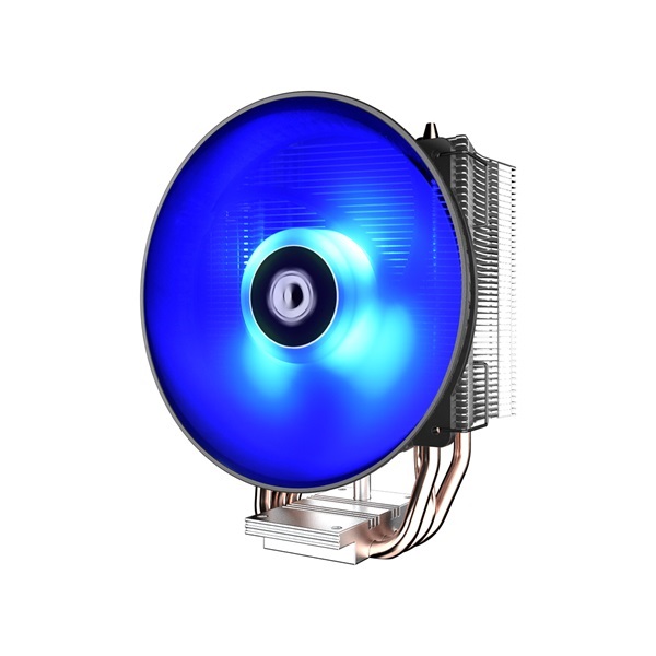 ID-Cooling CPU Cooler - SE-213X-B (28dB; max. 104,48 m3/h; 4pin csatlakozó, 3 db heatpipe, 12cm, PWM, LED)