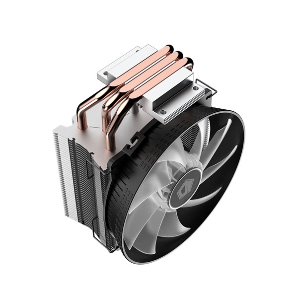 ID-Cooling CPU Cooler - SE-213X-B (28dB; max. 104,48 m3/h; 4pin csatlakozó, 3 db heatpipe, 12cm, PWM, LED)