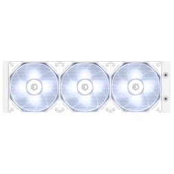 ID-Cooling CPU Water Cooler - DASHFLOW 360 BASIC WHITE (25dB; max. 140,16 m3/h; 3x12cm, fehér)
