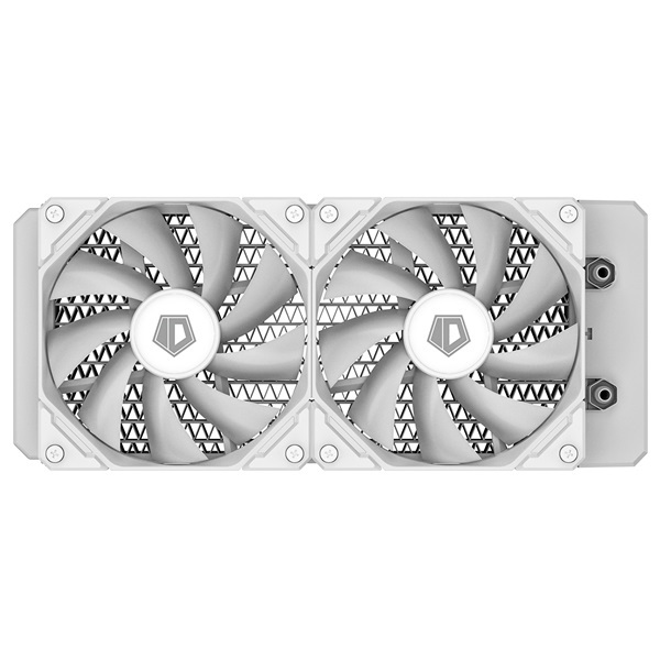 ID-Cooling CPU Water Cooler - FROSTFLOW X 240 LITE SNOW (35,2dB; max. 129,39 m3/h; 2x12cm, fehér LED)