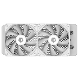 ID-Cooling CPU Water Cooler - FROSTFLOW X 240 LITE SNOW (35,2dB; max. 129,39 m3/h; 2x12cm, fehér LED)