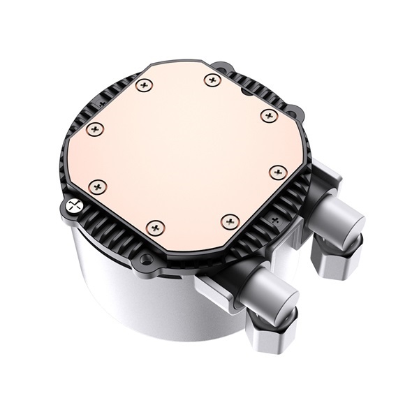 ID-Cooling CPU Water Cooler - FROSTFLOW X 240 LITE SNOW (35,2dB; max. 129,39 m3/h; 2x12cm, fehér LED)