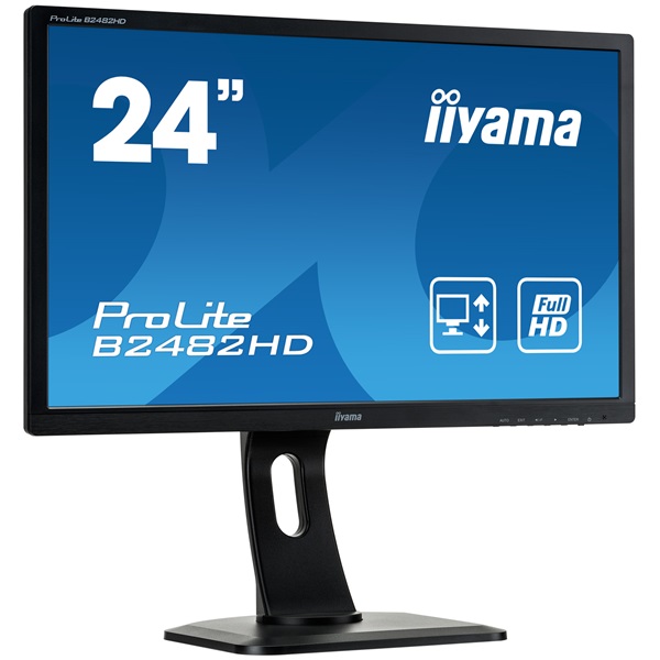 IIYAMA 24" ProLite B2482HD FHD TN DVI/VGA monitor (Használt A)