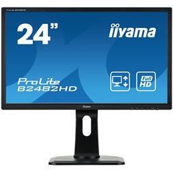 IIYAMA 24" ProLite B2482HD FHD TN DVI/VGA monitor (Használt A)
