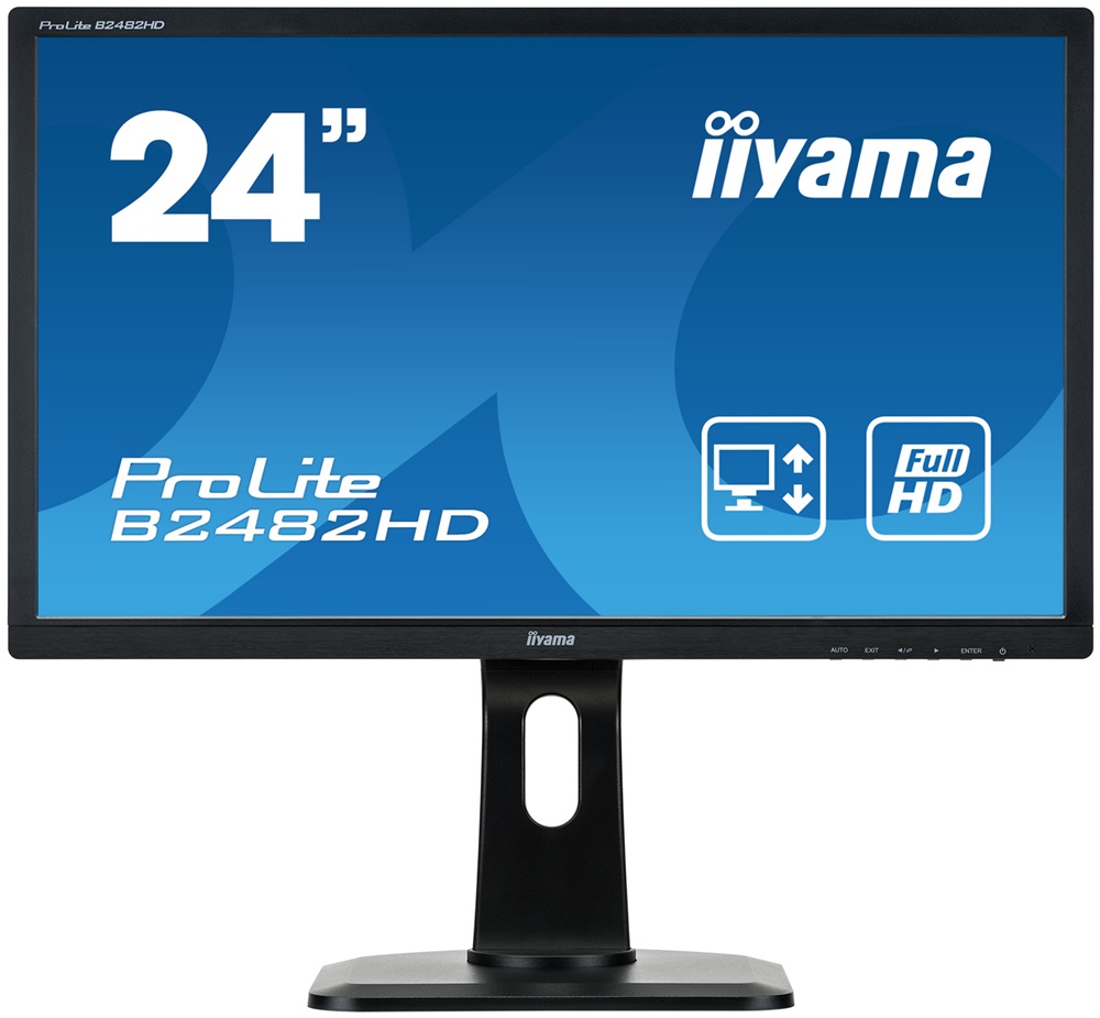 IIYAMA 24" ProLite B2482HD FHD TN DVI/VGA monitor (Használt A)