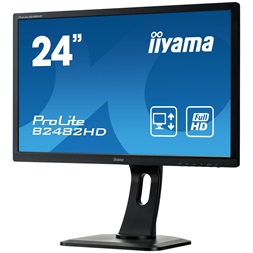 IIYAMA 24" ProLite B2482HD FHD TN DVI/VGA monitor (Használt A)