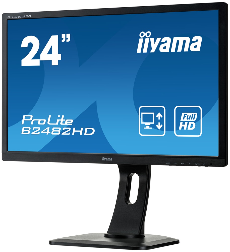 IIYAMA 24" ProLite B2482HD FHD TN DVI/VGA monitor (Használt A)