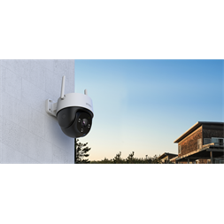 IMOU Cruiser SE, kültéri, 4MP, H265, 3,6mm(79°), IR30m, beépített mikrofon, microSD, fix lencsés Wifi PT dómkamera