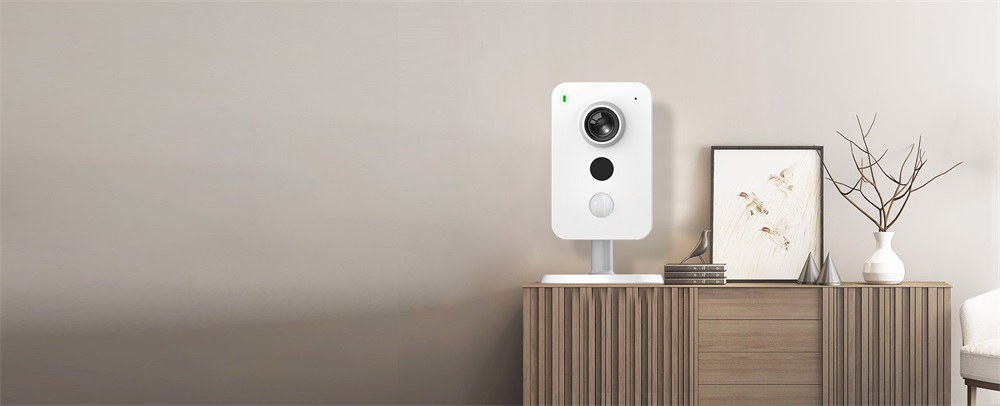 IMOU Cube beltéri, 2MP, 2,8mm(105°),H265, 25fps, IR10m, mikrofon/hangszóró, microSD, fix lencsés Wifi csempekamera