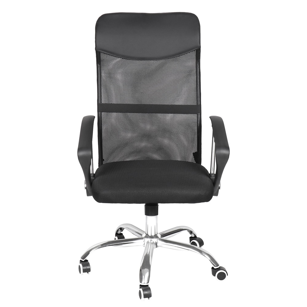 IRISOffice AURORA BLACK fekete, szövet-hálós, magas háttámlás irodai forgószék (Újszerű)