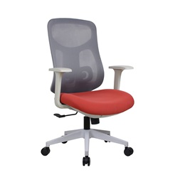 IRISOffice Avalon narancs/szürke ergonómikus, szövet-hálós irodai forgószék háttámasszal