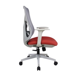 IRISOffice Avalon narancs/szürke ergonómikus, szövet-hálós irodai forgószék háttámasszal